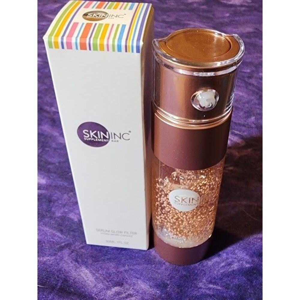 Skin Inc Serum Glow Filter Hydra Micro Capsule Makeup Base Smooth Brighten Skin